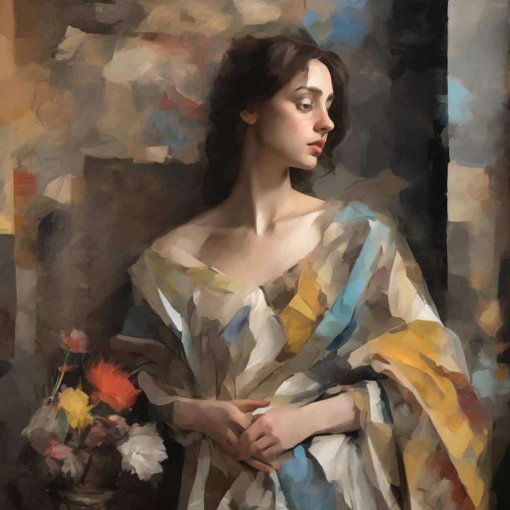 Ουάου, πολύ όμορφο πορτρέτο με ρεαλιστικό ύφος και έντονη έκφραση.